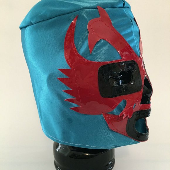 Handmade Mexican Lucha Libre Dos Caras Mask - Picture 3 of 4